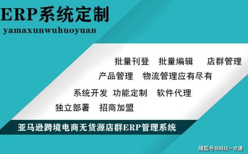 亞馬遜無貨源店群鋪貨erp系統